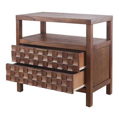 Terrena 2-Drawer Accent Table - Walnut