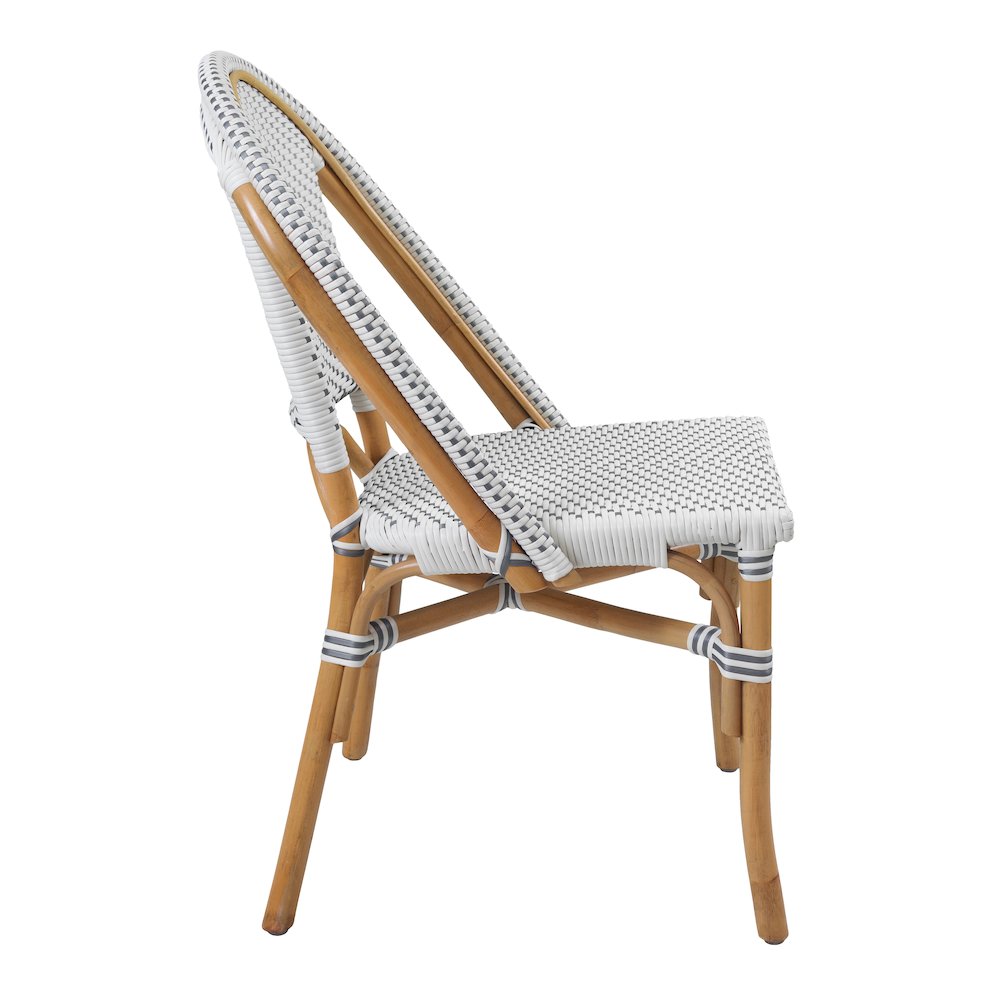 Avignon Paris Rattan Bistro Chair, (Set of 2)