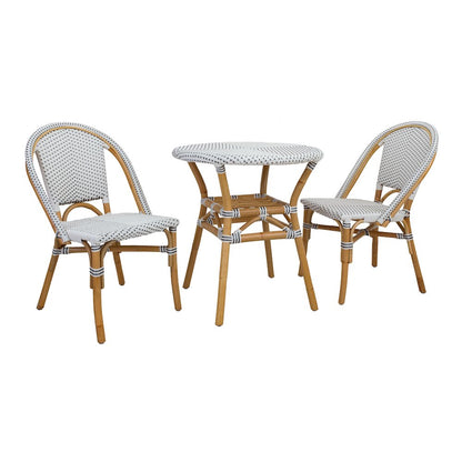 Avignon Paris Rattan Bistro Chair, (Set of 2)