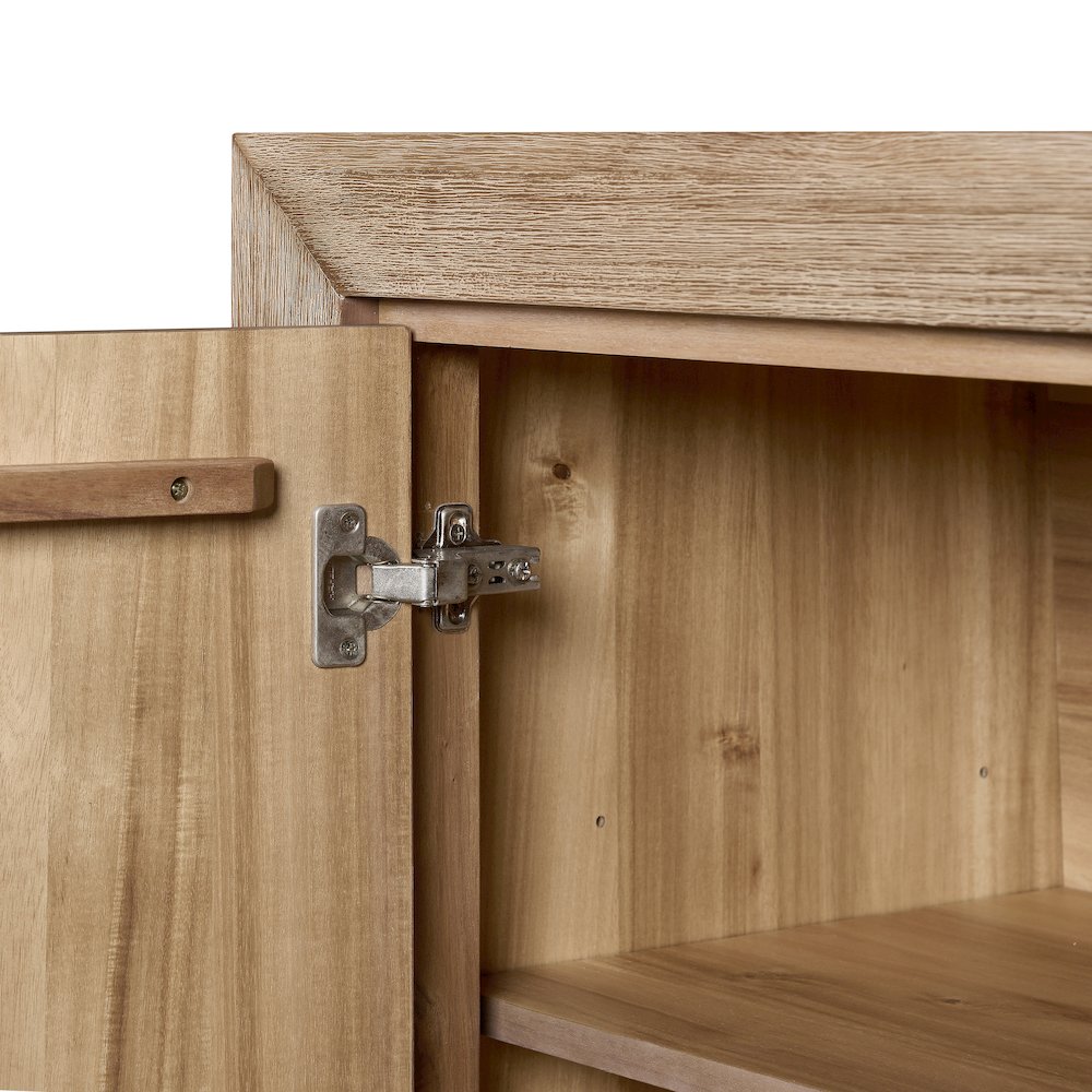Zerano 3-Door Buffet - Brushed Smoke