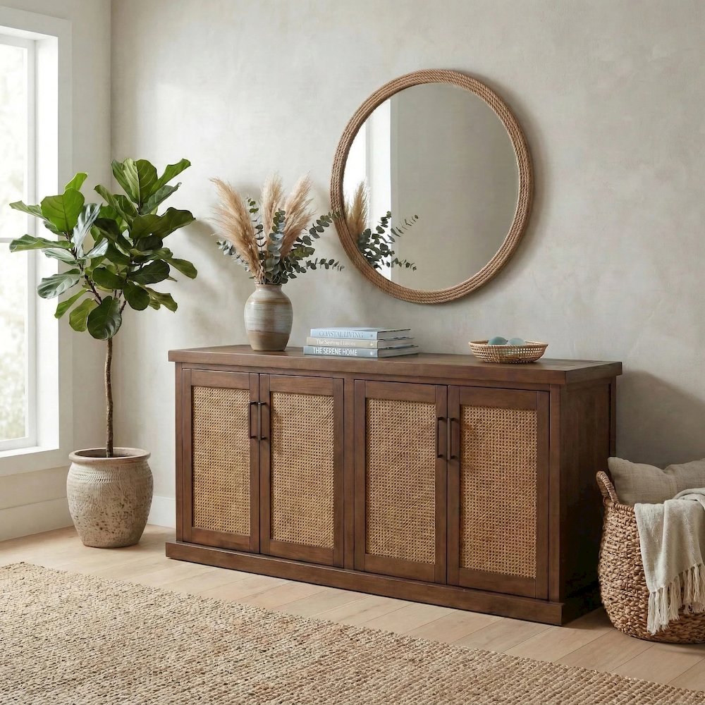 Armoni 4-Door Buffet - Walnut