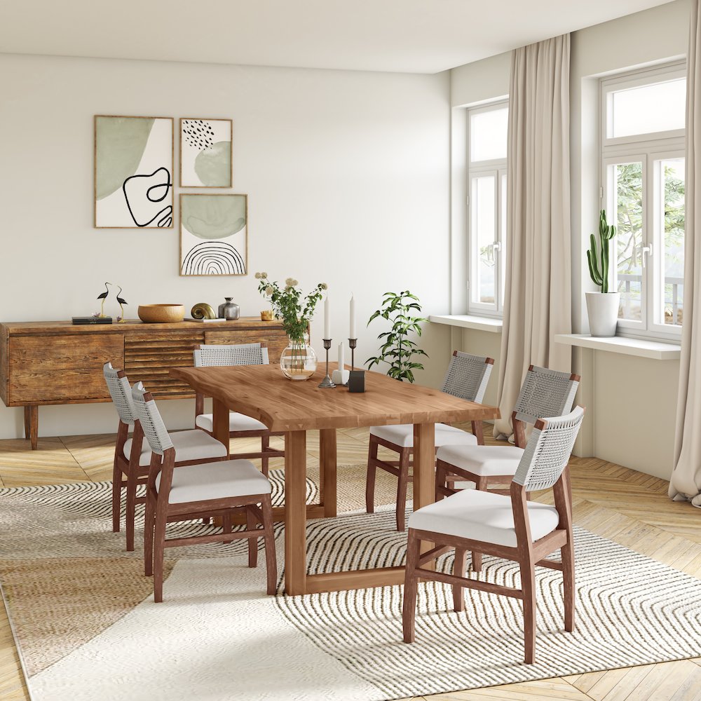 Windsor 79" Live-Edge Dining Table