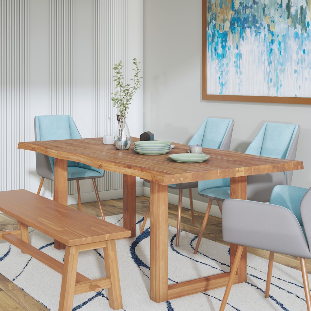 Windsor 79" Live-Edge Dining Table