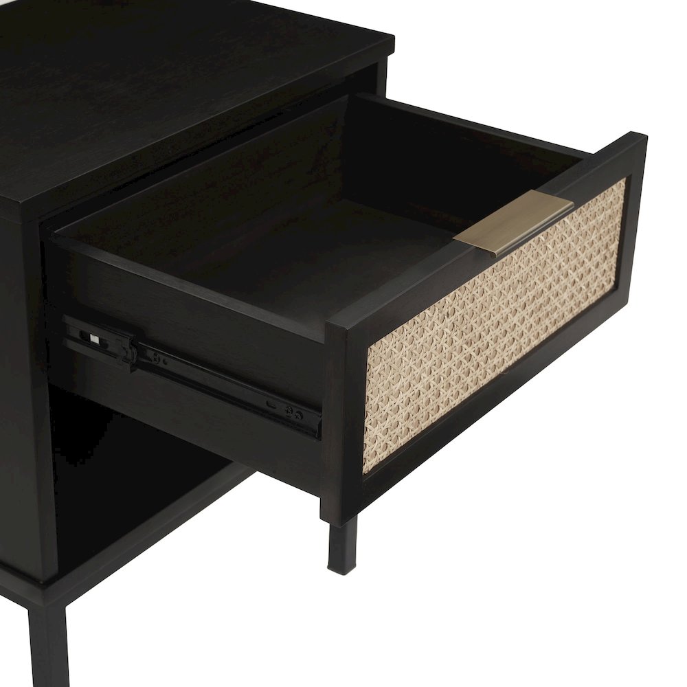 Caine Rattan Nightstand/Side Table