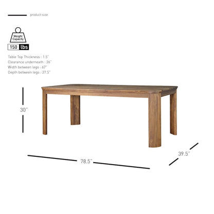 Wilmington 79" Dining Table