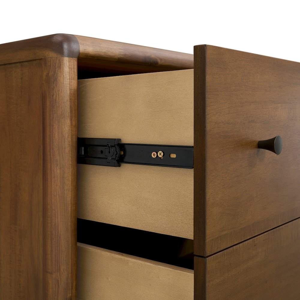 Rosette 6-Drawer Dresser - Hazelnut Brown
