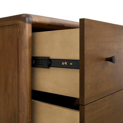 Rosette 6-Drawer Dresser - Hazelnut Brown