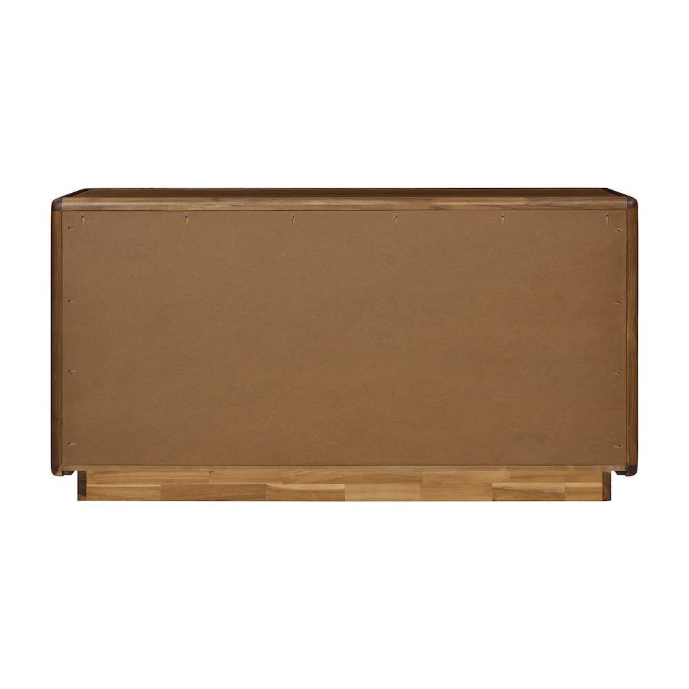 Rosette 6-Drawer Dresser - Hazelnut Brown