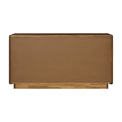 Rosette 6-Drawer Dresser - Hazelnut Brown