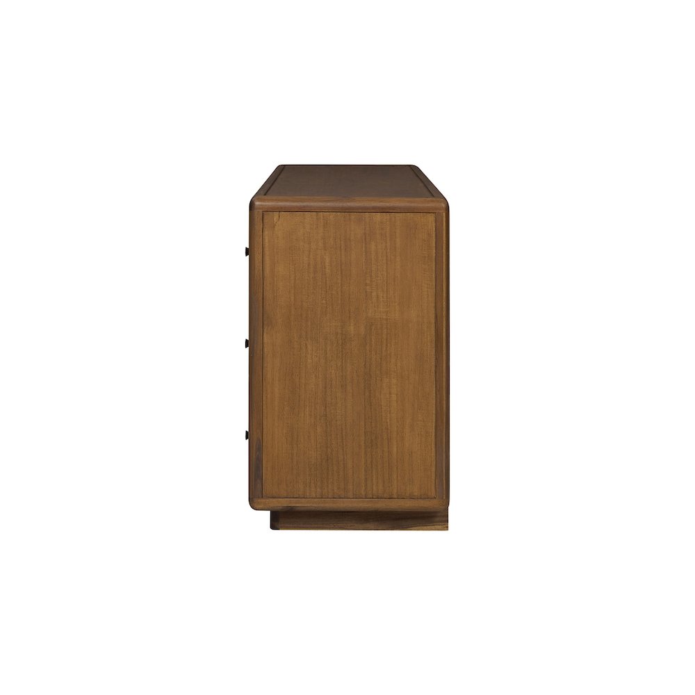 Rosette 6-Drawer Dresser - Hazelnut Brown