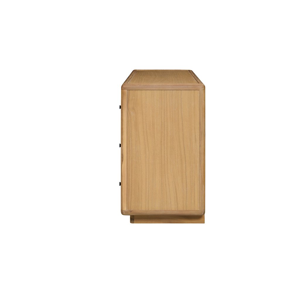 Rosette 6-Drawer Dresser - Light Natural