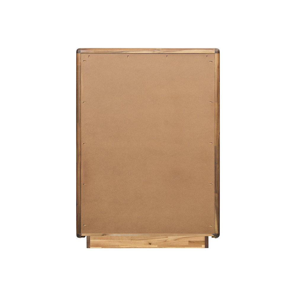 Rosette 5-Drawer Dresser - Hazelnut Brown