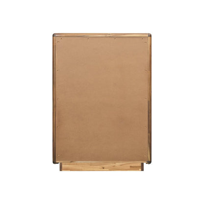 Rosette 5-Drawer Dresser - Hazelnut Brown