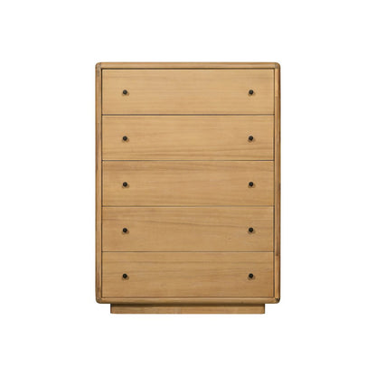 Rosette 5-Drawer Dresser - Light Natural