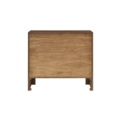 Kingston Herringbone Accent Table - Hazelnut Brown - 30"W
