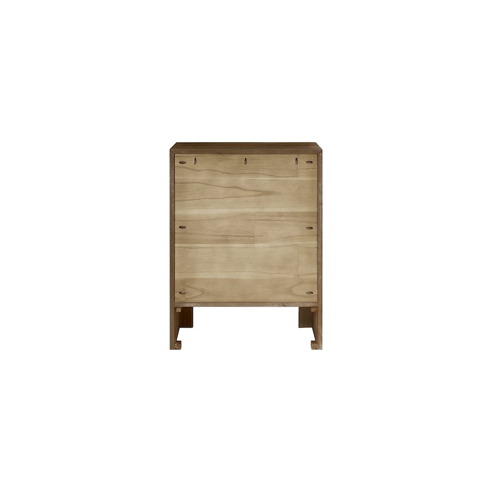 Kingston Herringbone Accent Table - Hazelnut Brown - 20"W