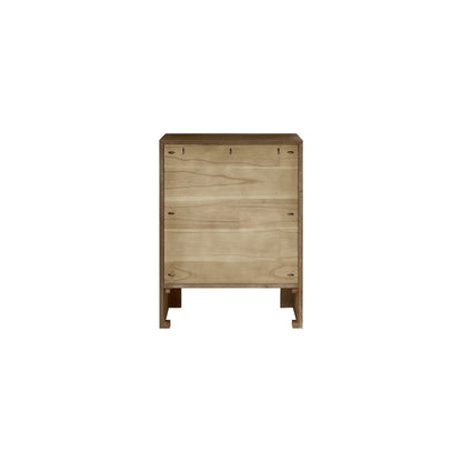 Kingston Herringbone Accent Table - Hazelnut Brown - 20"W