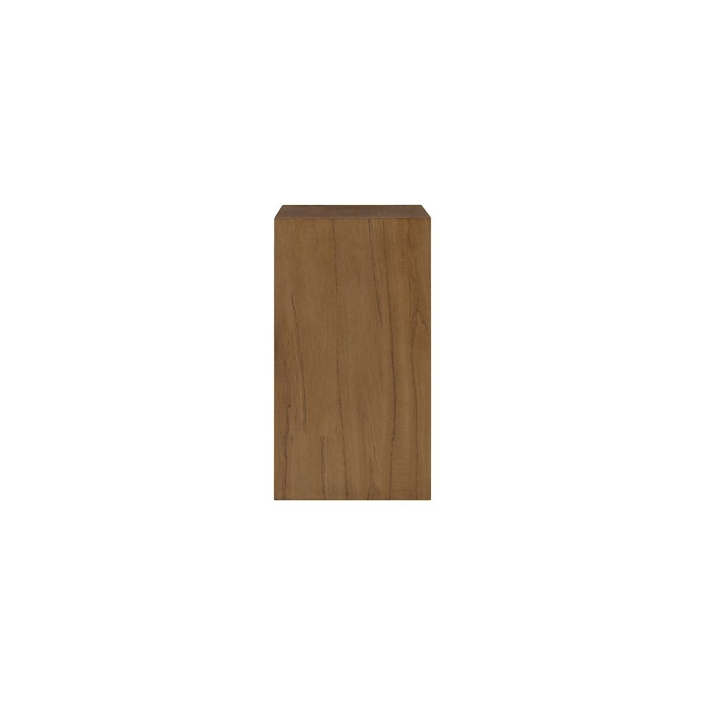 Kingston Herringbone Accent Table - Hazelnut Brown - 20"W