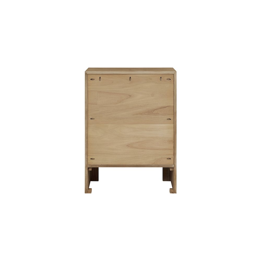 Kingston Herringbone Accent Table - Light Natural - 20"W