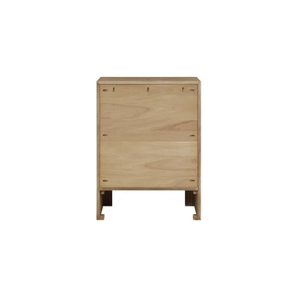 Kingston Herringbone Accent Table - Light Natural - 20"W