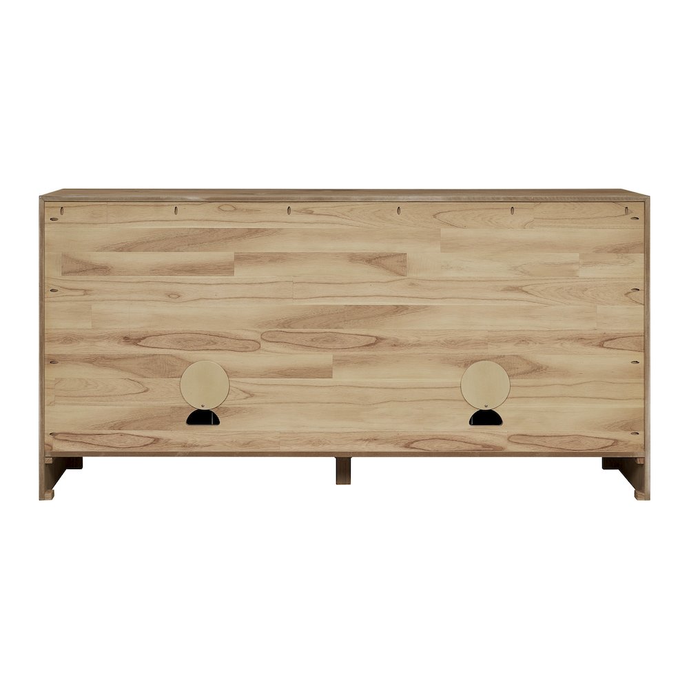 Kingston Herringbone 4-Door Sideboard - Light Natural