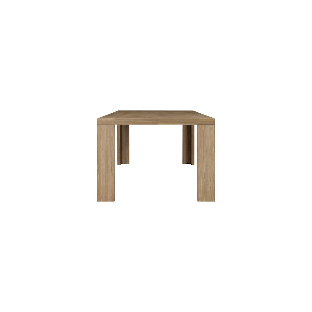 Kingston Herringbone Dining Table - Light Natural