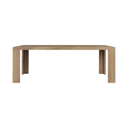 Kingston Herringbone Dining Table - Light Natural