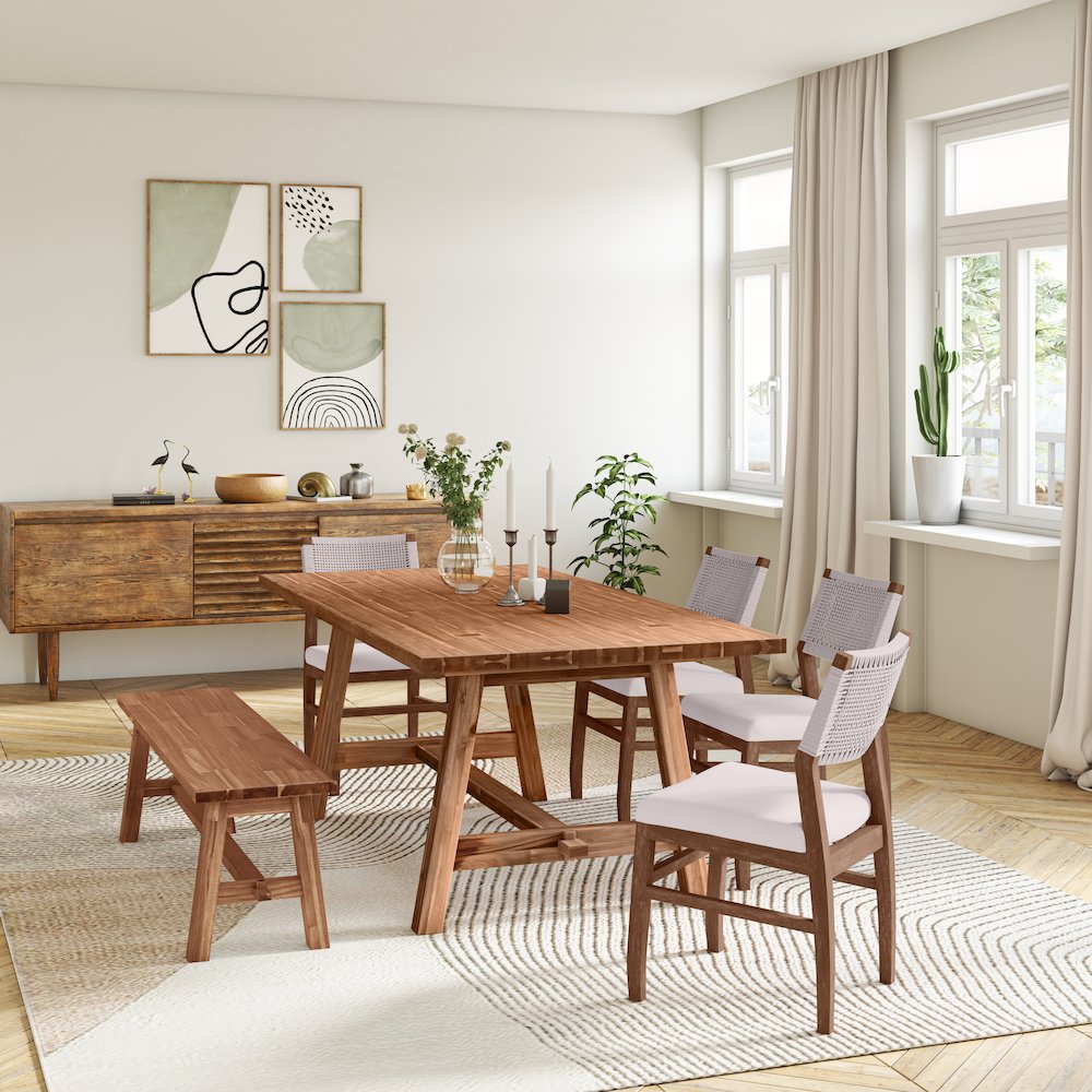 Bedford 79" Rect. Dining Table "A" Base
