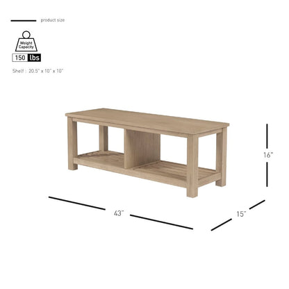 Tiburon TV Bench