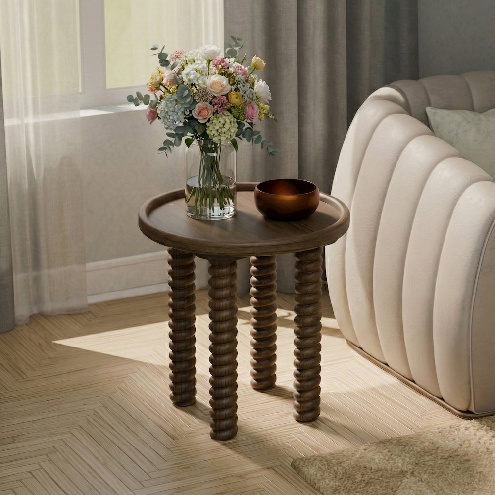Crellin Accent Table - Walnut