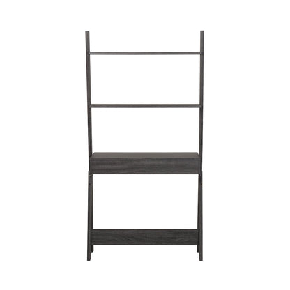 Reeve Stair Desk - 33"W x 15.5"D x 65"H - Charred Black