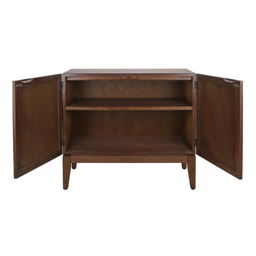 Deria 2-Door Cabinet - Walnut