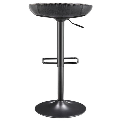 Rogue Faux Leather Gaslift Bar Stool, (Set of 2)