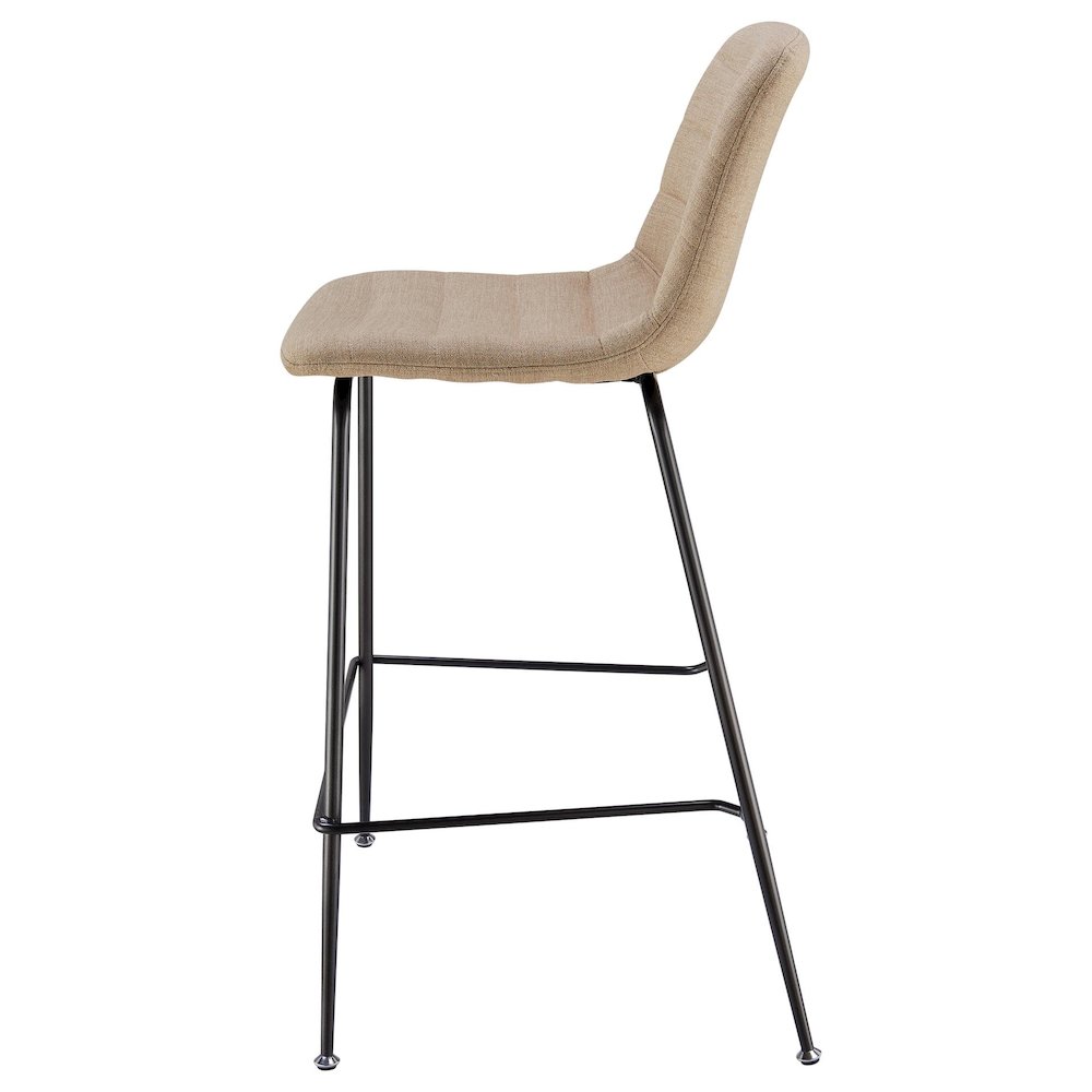 Caleb Fabric Counter Stool, (Set of 4)