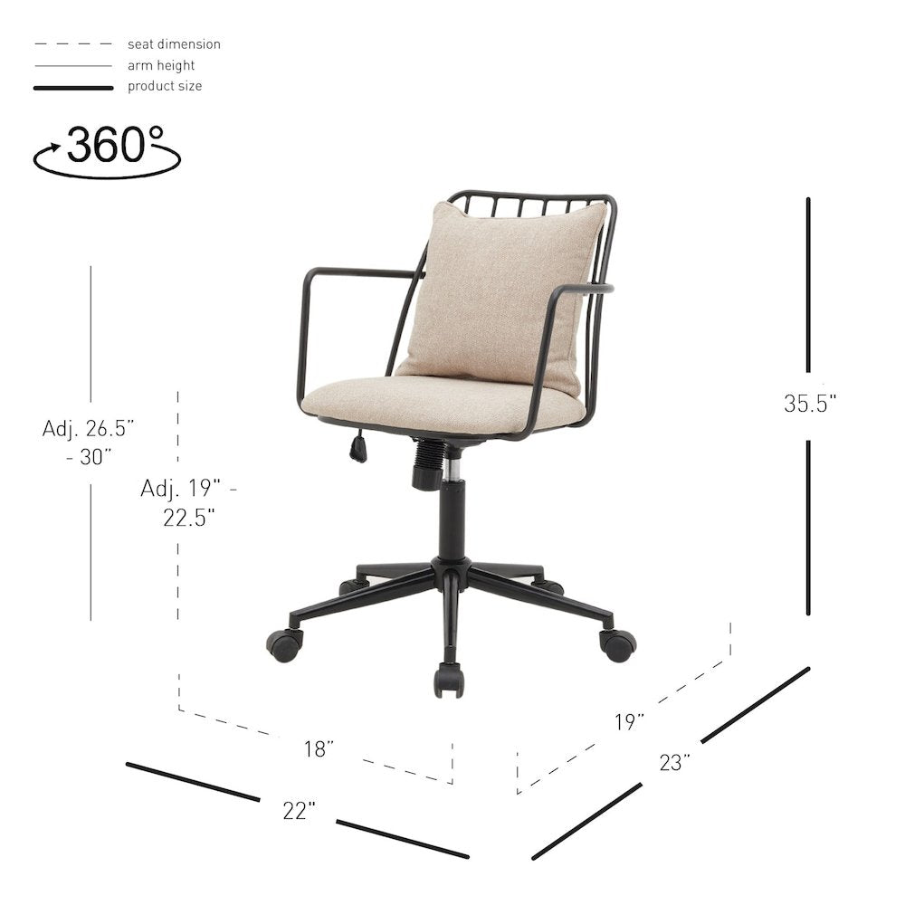 Kepler Fabric Office Chair