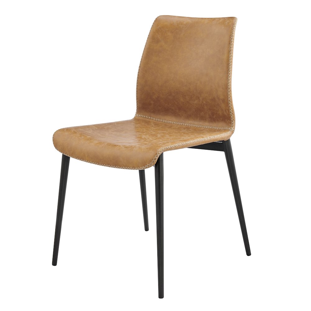 Jayden Faux Leather Dining Side Chair, (Set of 2)