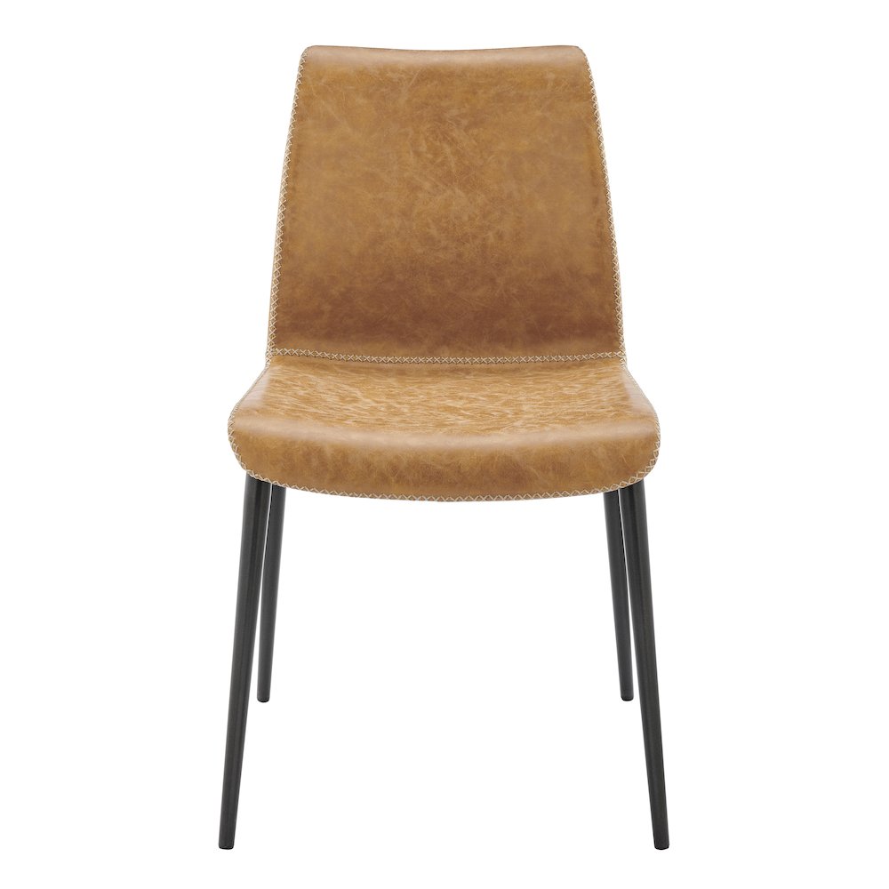 Jayden Faux Leather Dining Side Chair, (Set of 2)