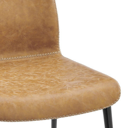 Jayden Faux Leather Dining Side Chair, (Set of 2)