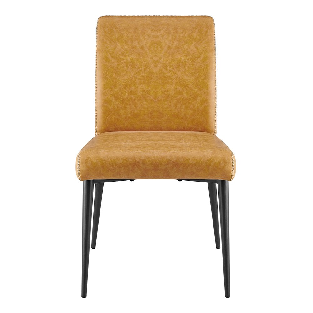 Kevin Faux Leather Dining Side Chair, (Set of 2)