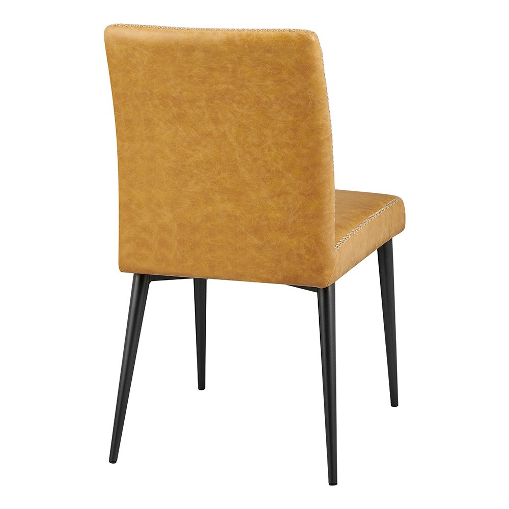 Kevin Faux Leather Dining Side Chair, (Set of 2)