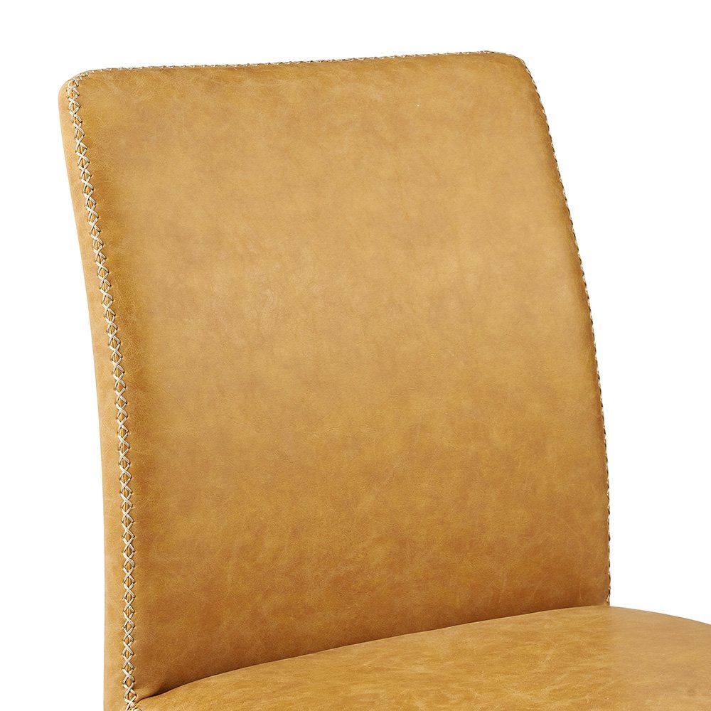 Kevin Faux Leather Dining Side Chair, (Set of 2)