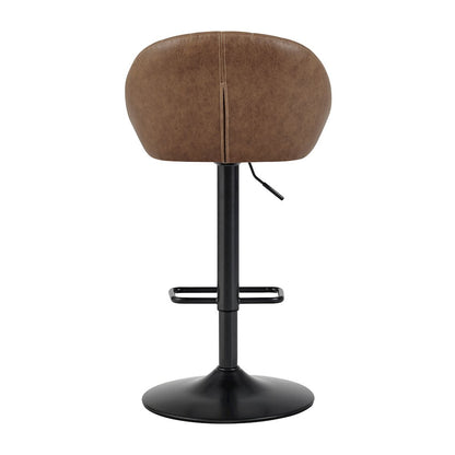 Watson Faux Leather Gaslift Swivel Bar Stool