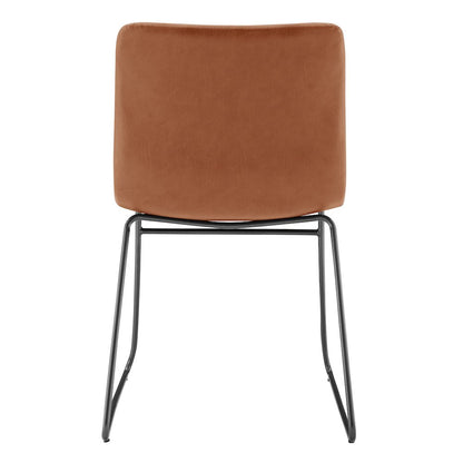 Bruce Faux Leather Dining Side Chair, (Set of 2)