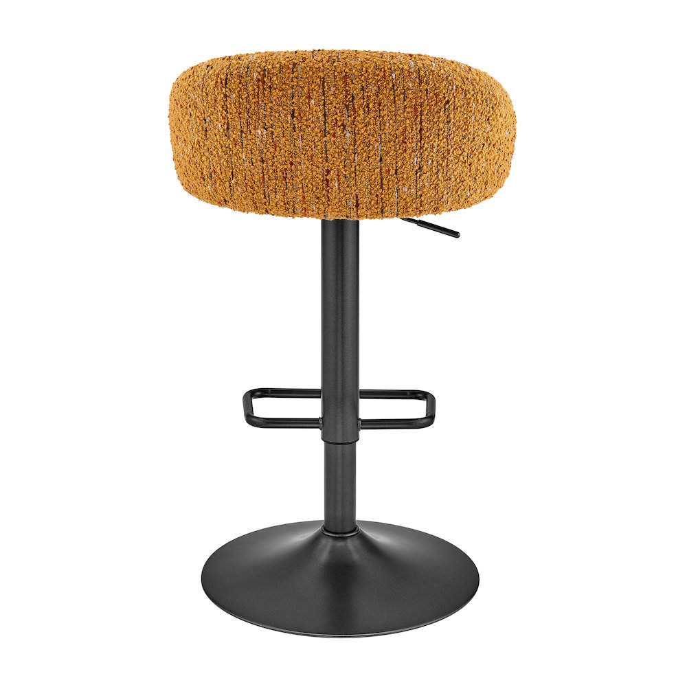 Jorrell Boucle Gaslift Swivel Bar Stool, (Set of 2)
