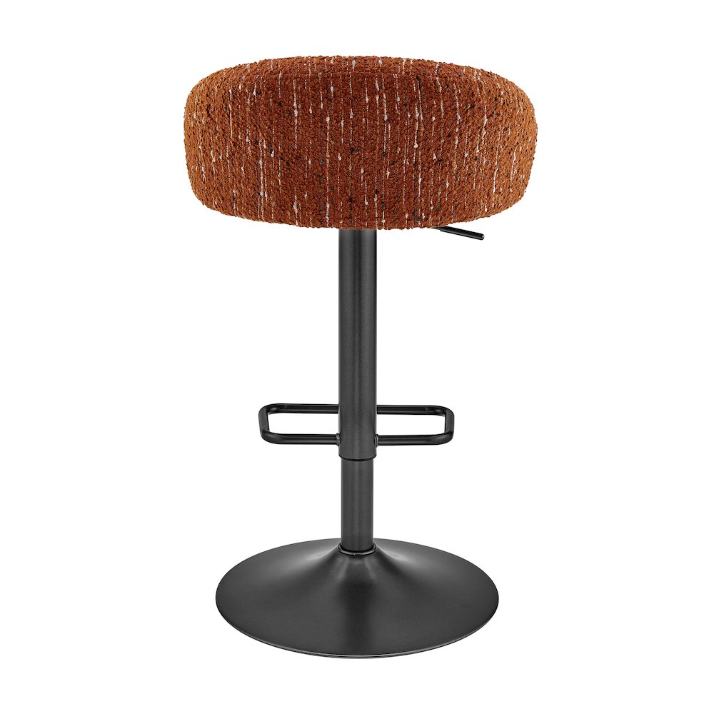 Jorrell Boucle Gaslift Swivel Bar Stool, (Set of 2)