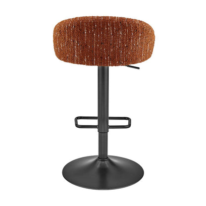 Jorrell Boucle Gaslift Swivel Bar Stool, (Set of 2)
