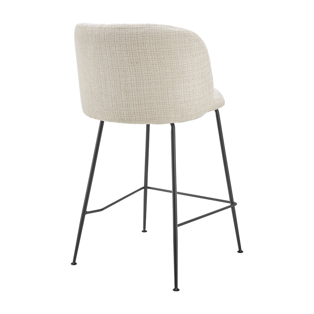 Millie Chenille Counter Stool, (Set of 2)