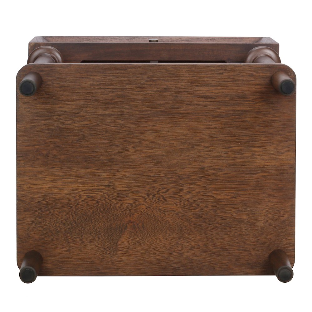 Romilda 1-Drawer Accent Table - Walnut