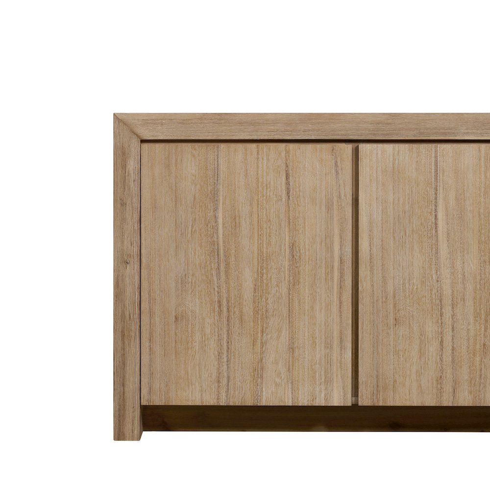 Zerano 3-Door Buffet - Brushed Smoke