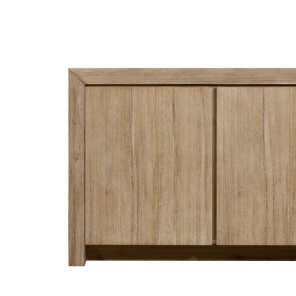 Zerano 3-Door Buffet - Brushed Smoke